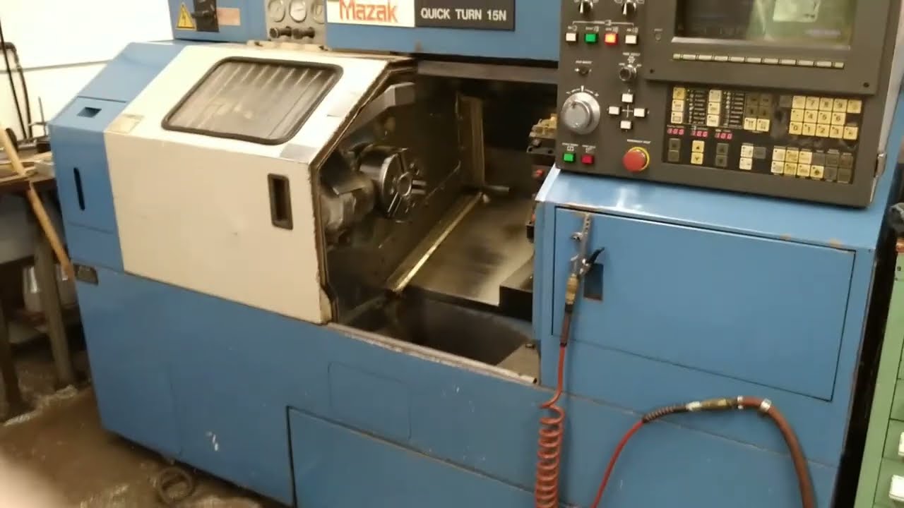Mazak Quick Turn 15N CNC Turning Center, S/N: 84889 (1989)