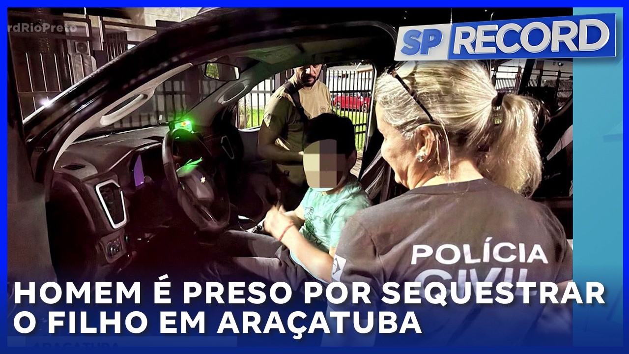Homem é preso por sequestrar o filho em Araçatuba