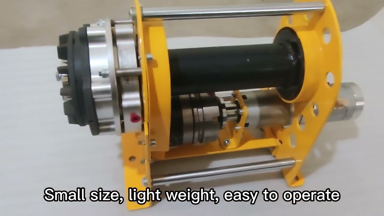 Pneumatic winches