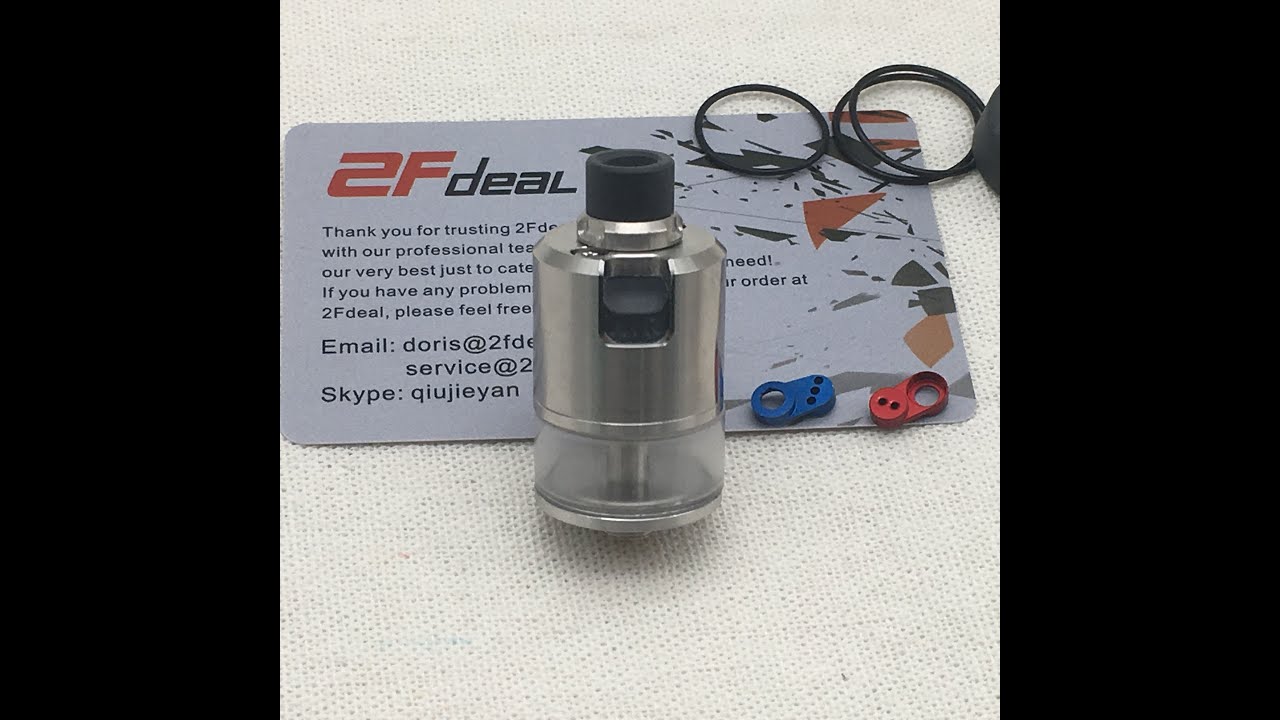 2Fdeal: ULTON BF-99 Cube 316SS 22mm MTL&DTL RDTA