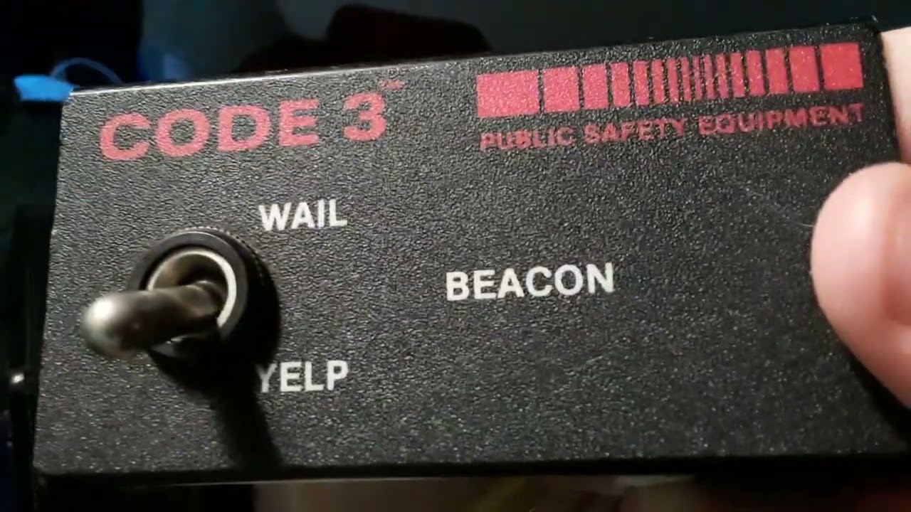 code 3 model 3000 siren demo