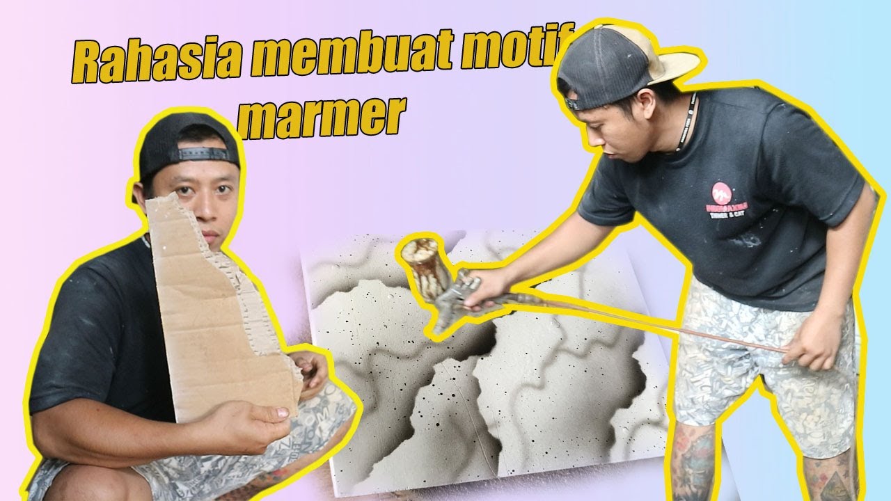CARA MUDAH MEMBUAT BERBAGAI MOTIF MARMER  PADA KAYU MEBEL JEPARA