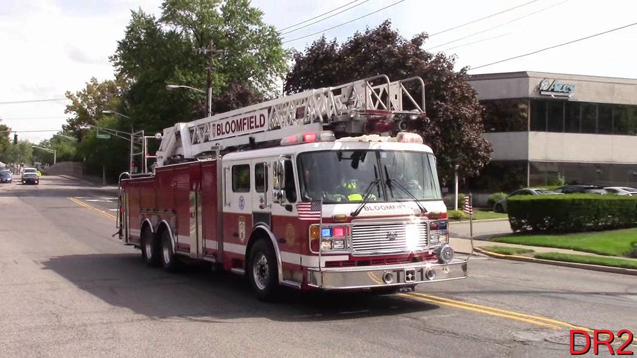 Fire Truck Responding Compilation Part 9 - Bloomfield Fire Department