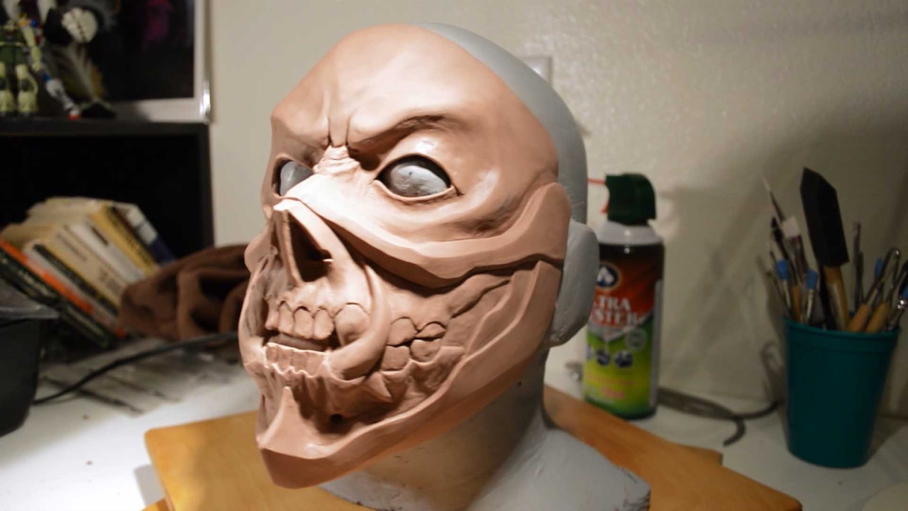 Sculpting a Cosplay Mask in Monster Clay pt.1