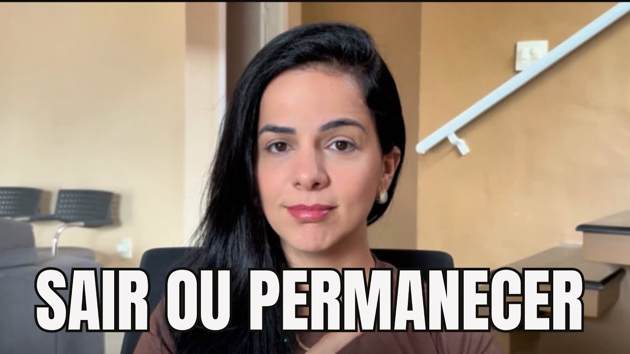 TEMPO DE SAIR OU TEMPO DE PERMANECER ? | Janaína Lisboa