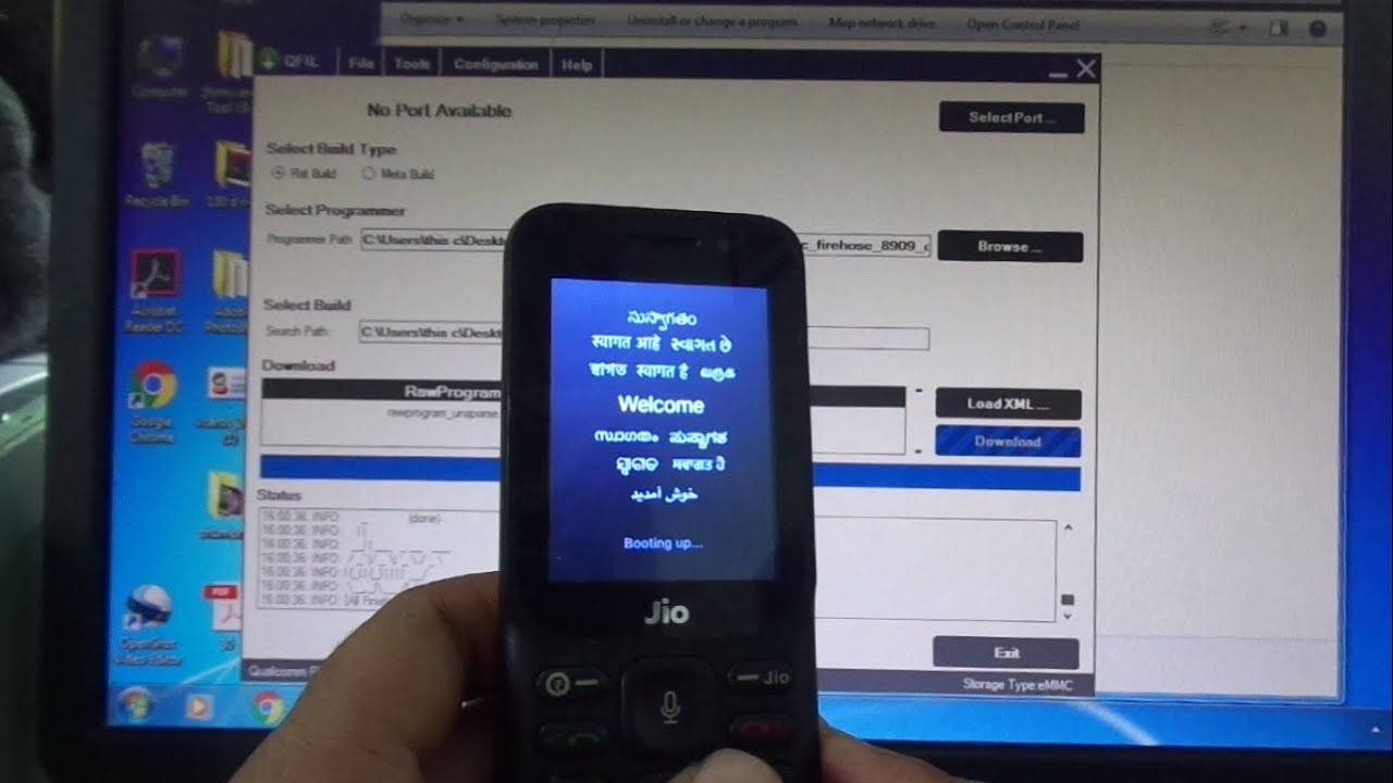 How to flash JIO phone F320B new 2021.