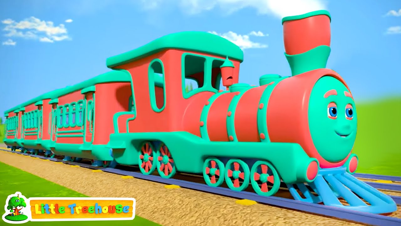 The Wheels On the Train, Taxi & More Vehicle Songs & Rhymes for Kids
