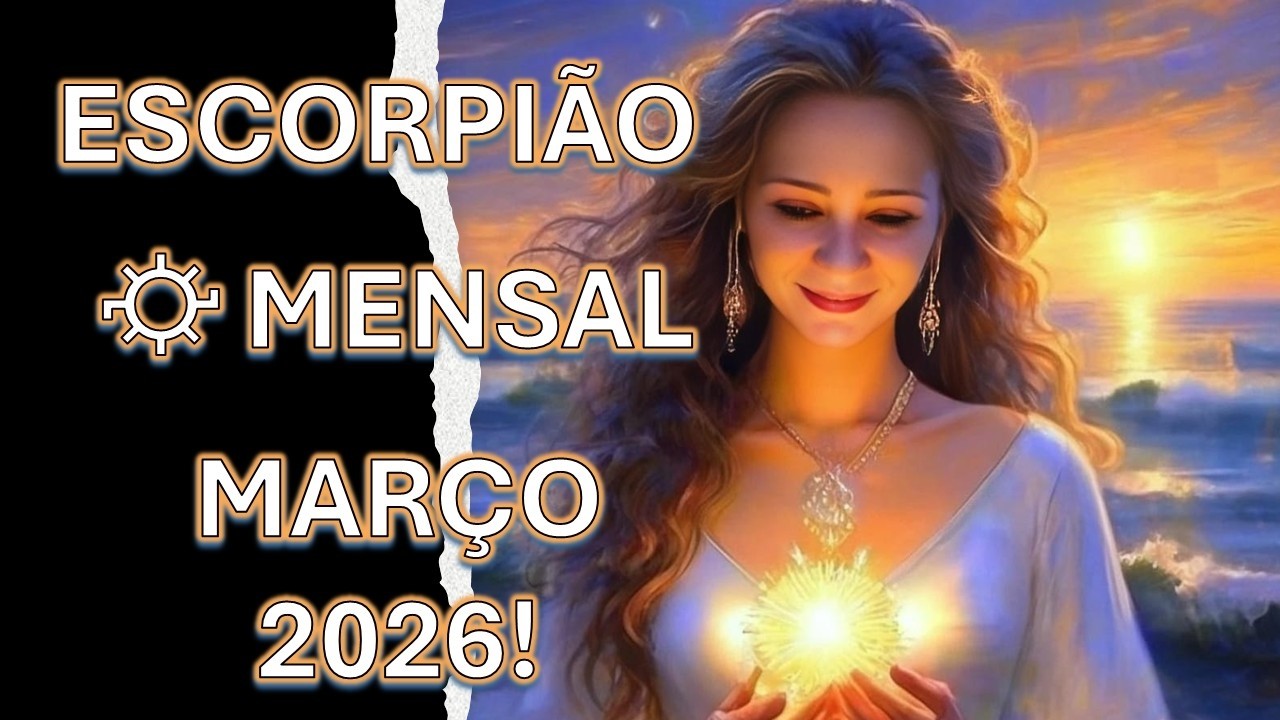♏ESCORPIÃO🔮 MENSAL MARÇO DE 2026!
