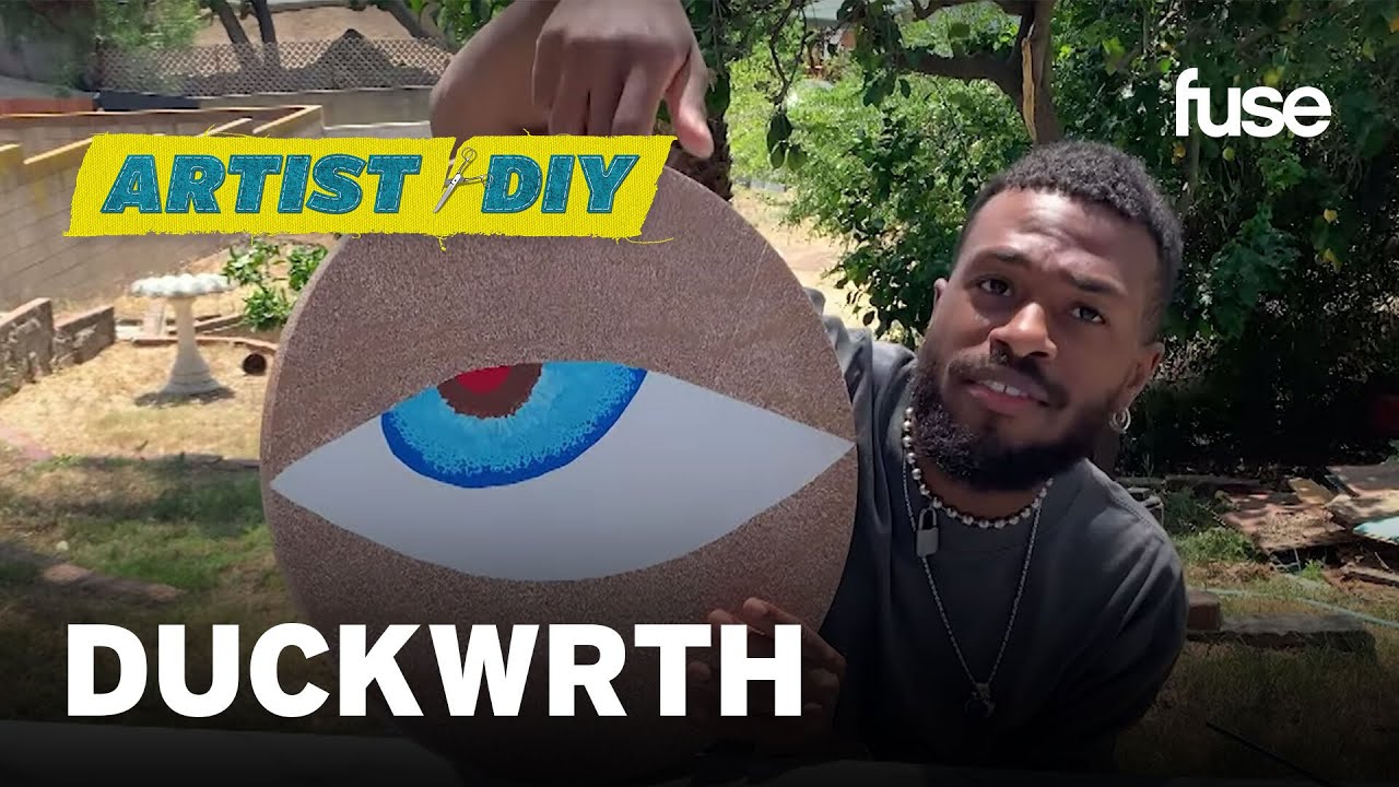 DUCKWRTH Creates His Signature Wood Art and Talks Celebrating Life & Music | Artist DIY | Fuse
