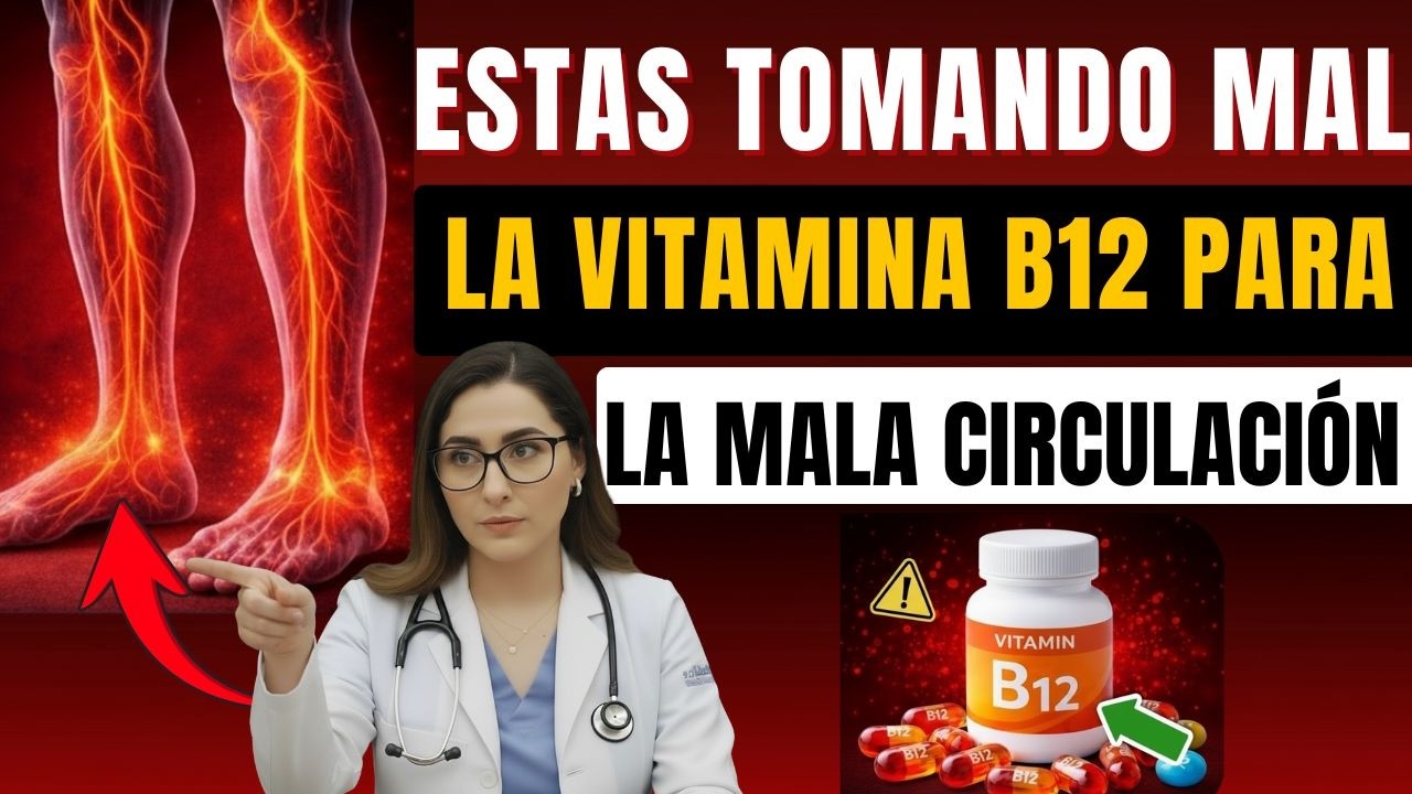 LA VITAMINA que Disuelve CÓAGULOS Podrías Estar Tomando la Vitamina B12 de Forma Incorrecta