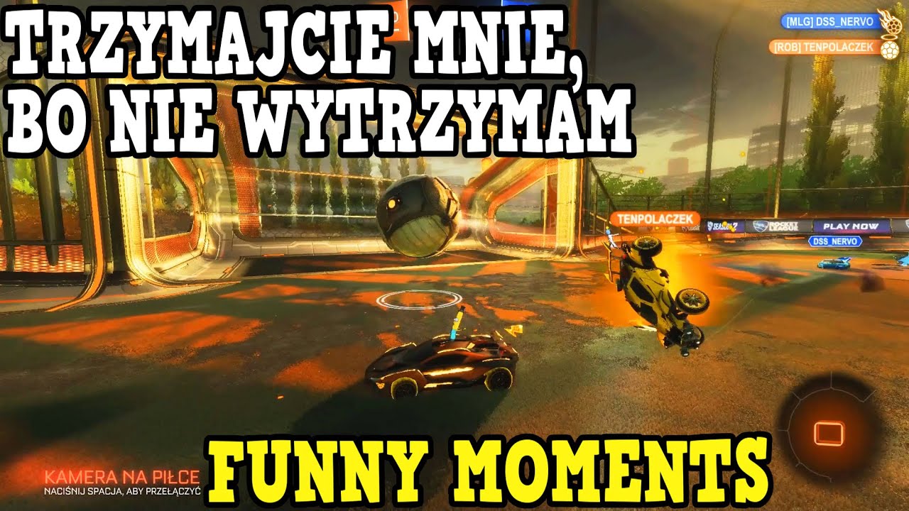 TRZYMAJCIE MNIE, BO NIE WYTRZYMAM--- Rocket League Najlepsze akcje by Spirox / w Polaczek