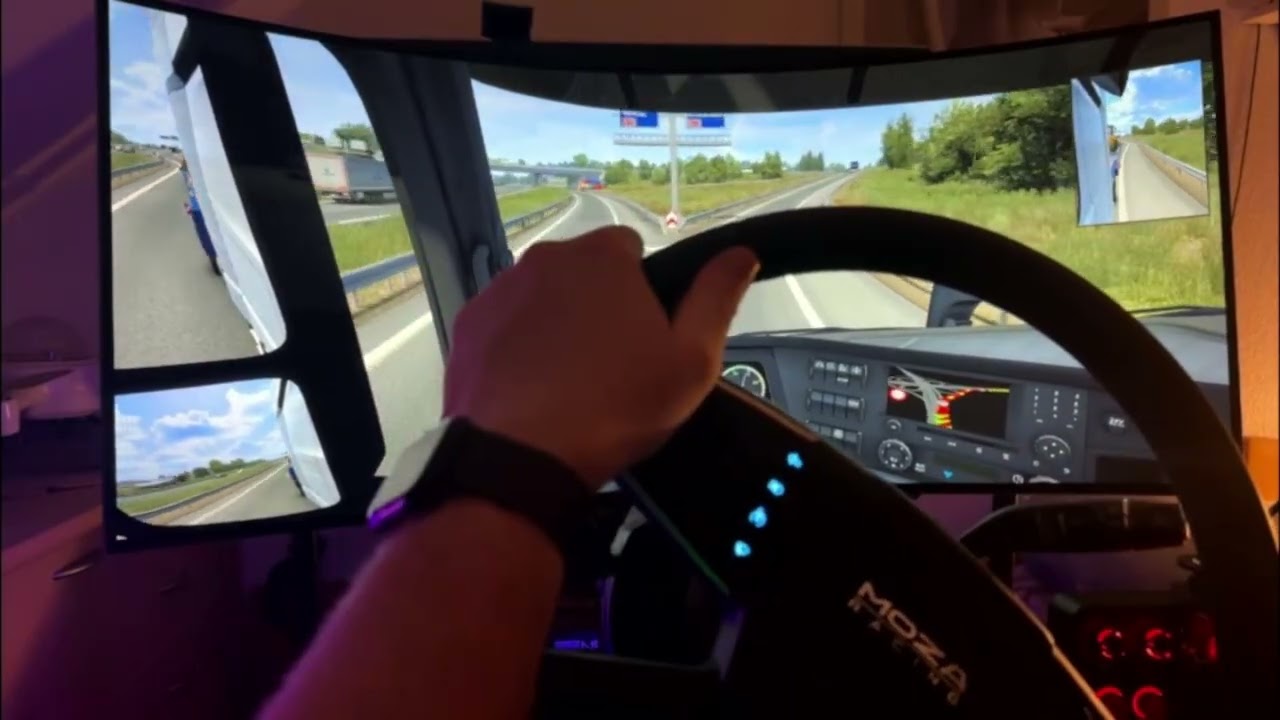 #ETS2 my VIEW with LG 45 Zoll curved (3440x1440