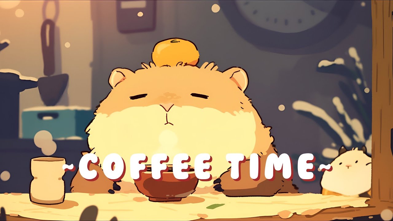 Capybara Lofi Music Station - Relaxing Jazz Hop Collection ~ Warm Feelings ~ 🦫 🎵 🌙