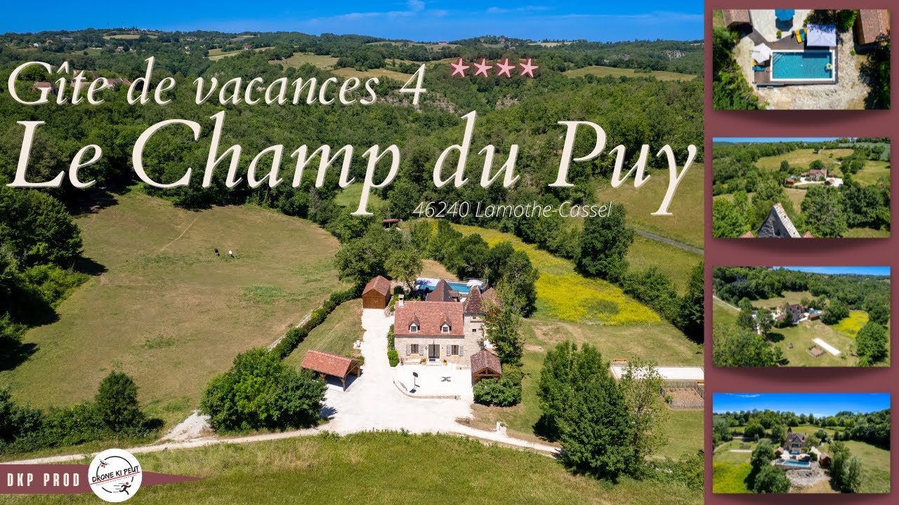 Gîte 4**** - Le Champ du Puy - 46240 Lamothe-Cassel