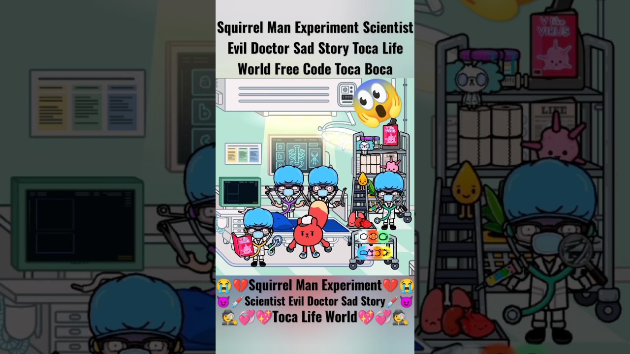 Squirrel Man Experiment Scientist Evil Doctor Sad Story Toca Life World Free Code Toca Boca