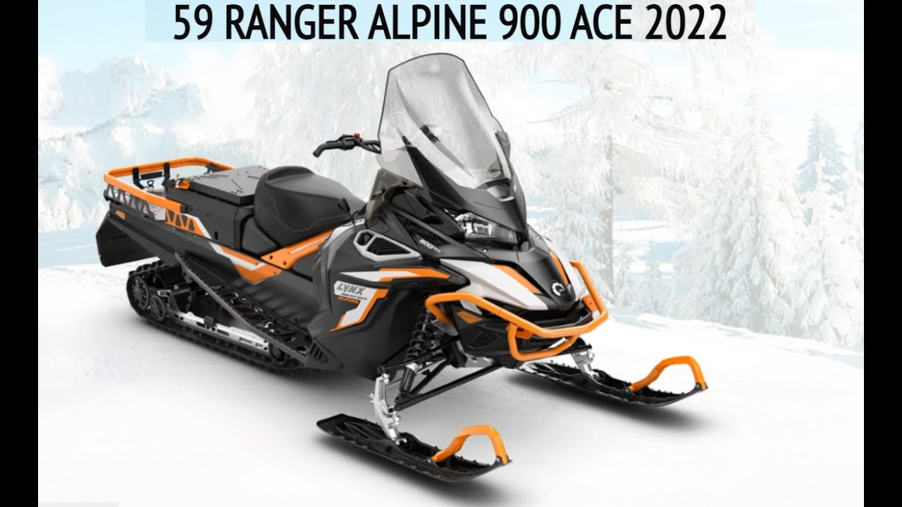 Обзор снегохода Lynx  59 Ranger Alpine  900 ACE 2022  с аксессуарами.