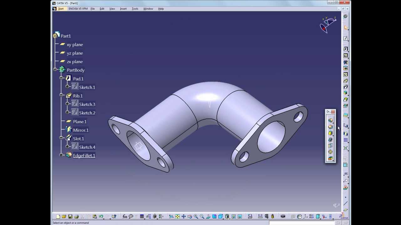 CATIA Tutorial Tuberia