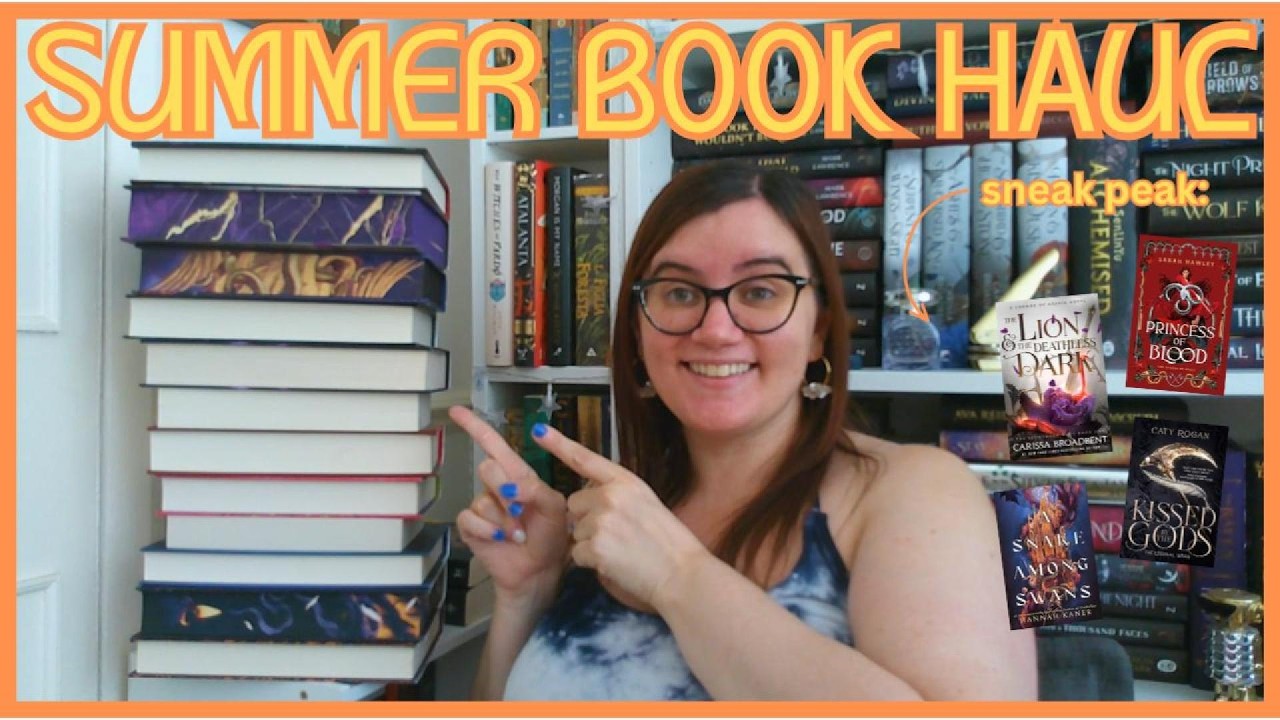 Летний книжный haul с новинками 2026 года 📚 | море фэнтези и ромфанта 🗡️❤️&zwj;🔥