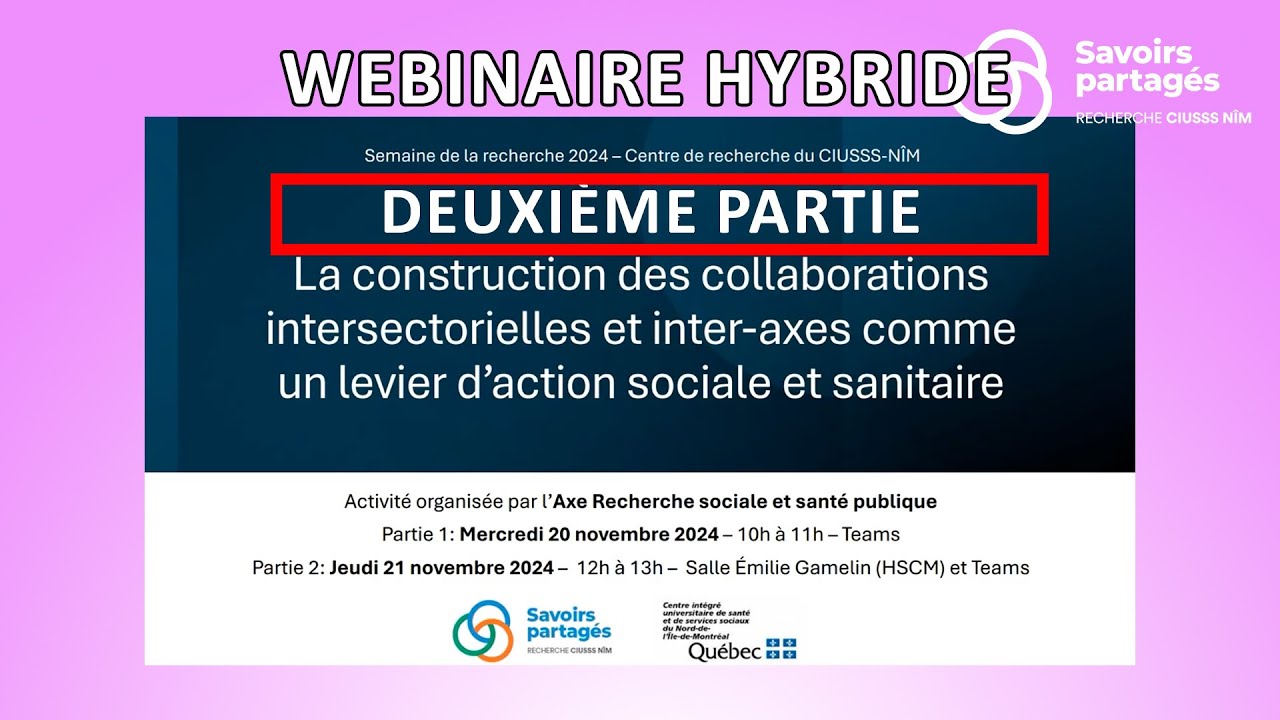 Construction de collaborations intersectorielles et inter-axes, levier d’action sociale et sanitaire