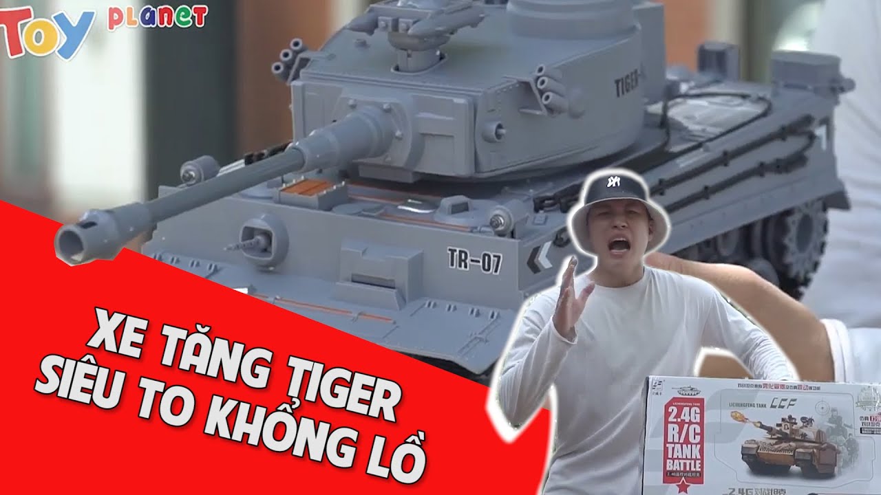 Xe tăng điều khiển từ xa TIGER - Bắn đạn bi và cái kết tím người !