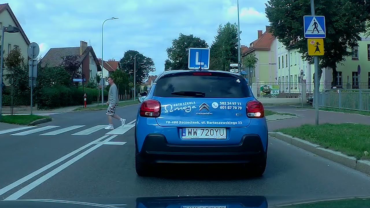 Egzamin na prawo jazdy w Szczecinku - część praktyczna, jazda w mieście, skrzyżowania, pułapki  cz.1