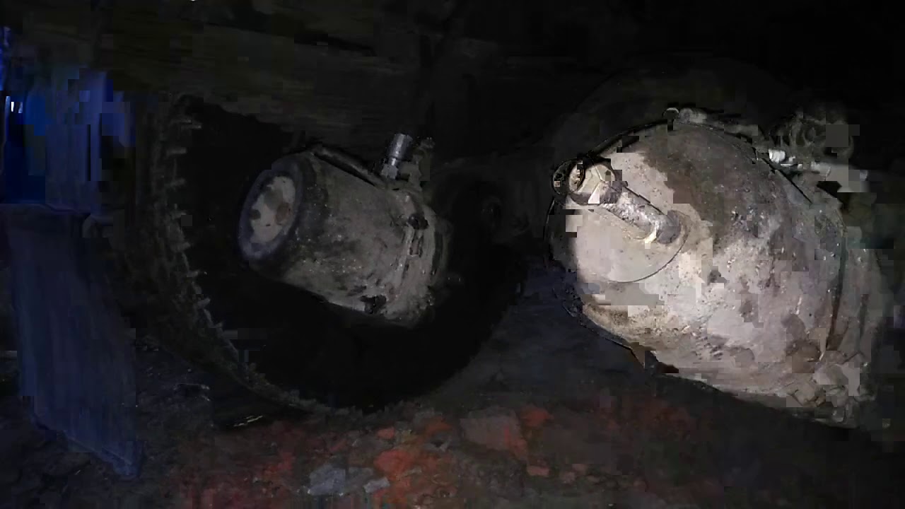 Задний мост пневмо тормоза проста шастье