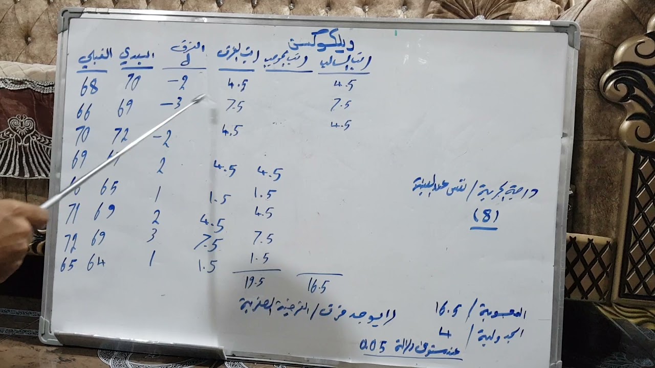 اختبار ولكوكسن