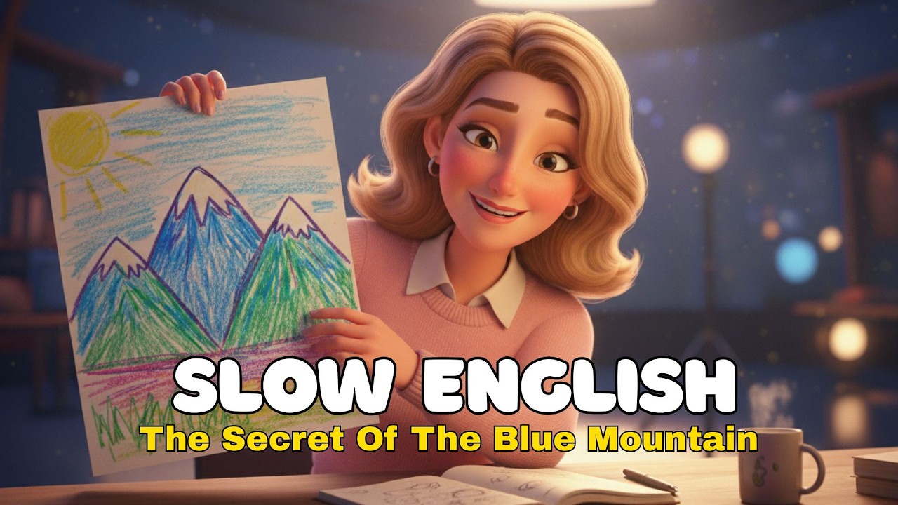 The Secret Of The Blue Mountain | Easy English Learning Practice (A2 Level)
