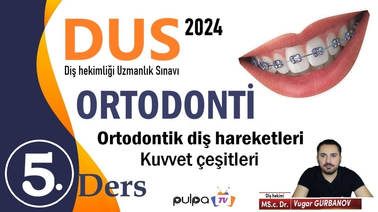 DUS KONU VİDEOLARI /ORTODONTİ - Ortodontik diş hareketleri, Kuvvet çeşitleri