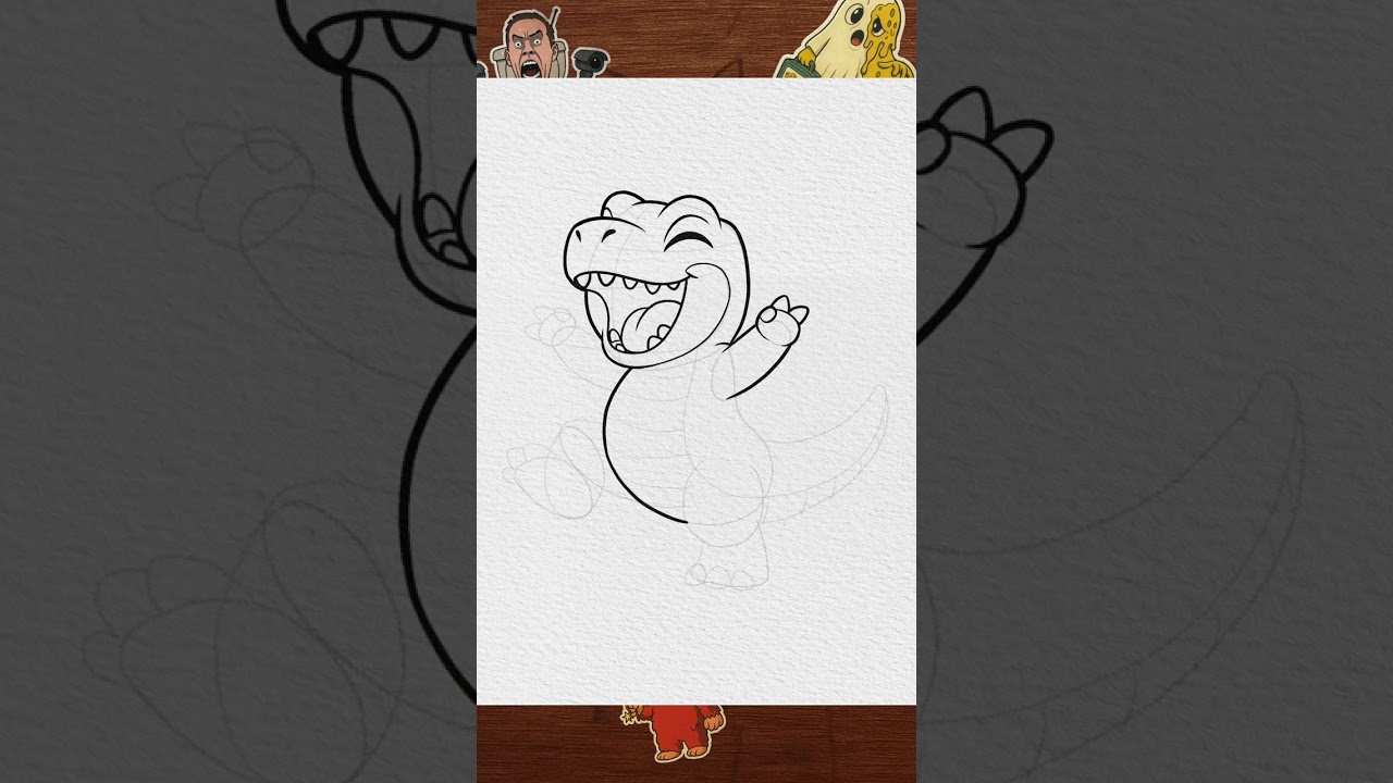 Drawing ROKKO THE T-REX (BDT)