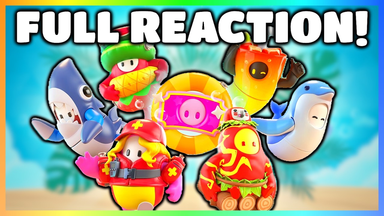 Абонемент Fall Guys Tropical Tides Fame Pass просто потрясающий!