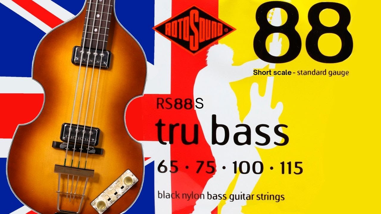 HOFNER Bass + ROTOSOUND RS88S Black Nylon