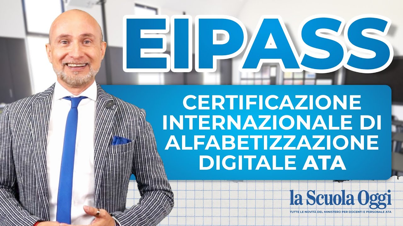 Eipass ➡️ Certificazione di alfabetizzazione digitale obbligatoria per le graduatorie ATA