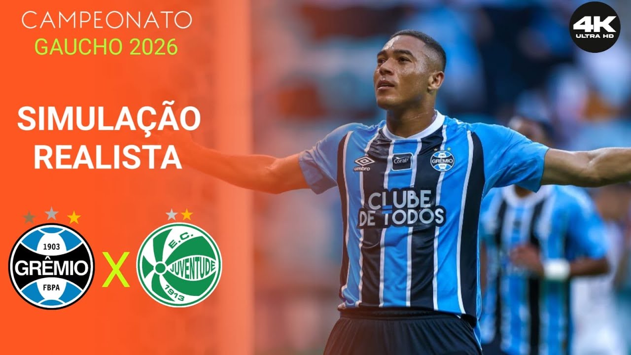 GÊMIO X JUVENTUDE | CAMPEONATO GAUCHO 2026 | GOGOSZ PATCH 4K60FPS. | PES 2026