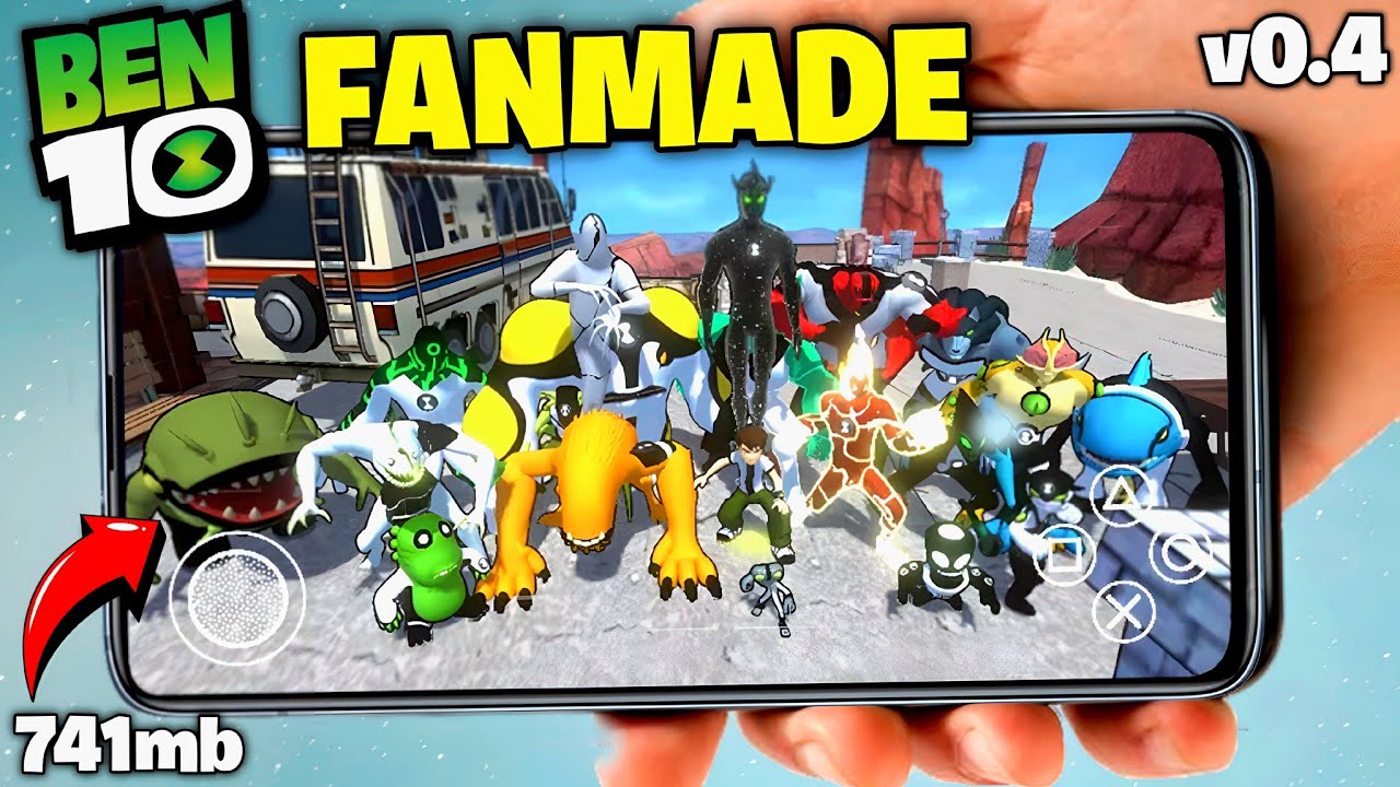 Ben 10 New Fanmade Mobile Game | Ben 10 Hero Time 🔥