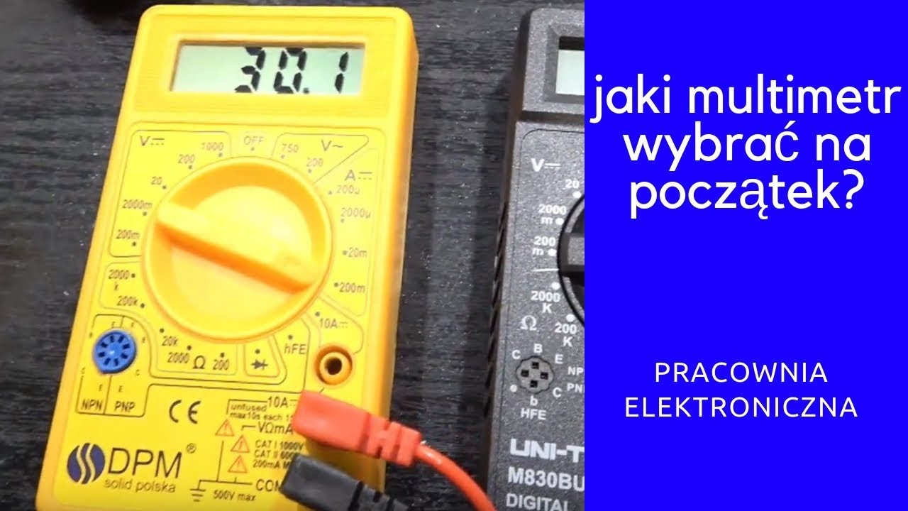 ZIZ - Jaki multimetr wybrać na początek? cz.1 - początkujący elektronicy