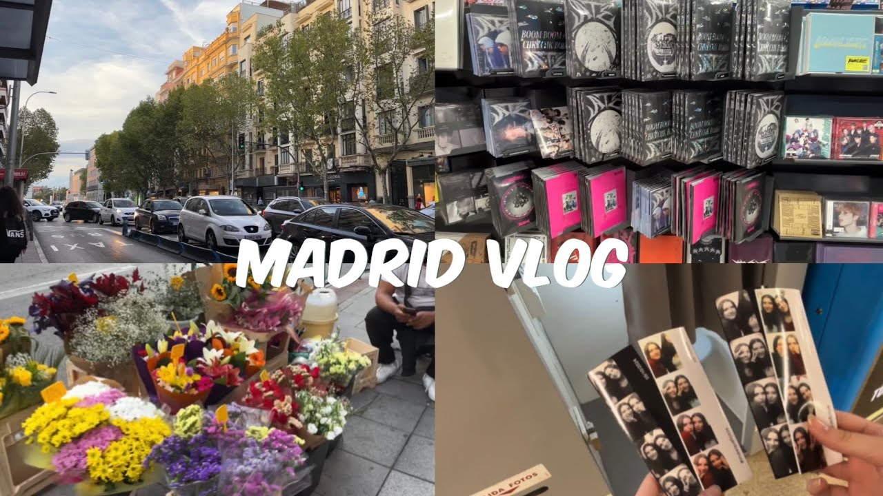 madrid vlog #1 || tiendas, bubble tea, kpop, fotomatón, sylvanians, paseo