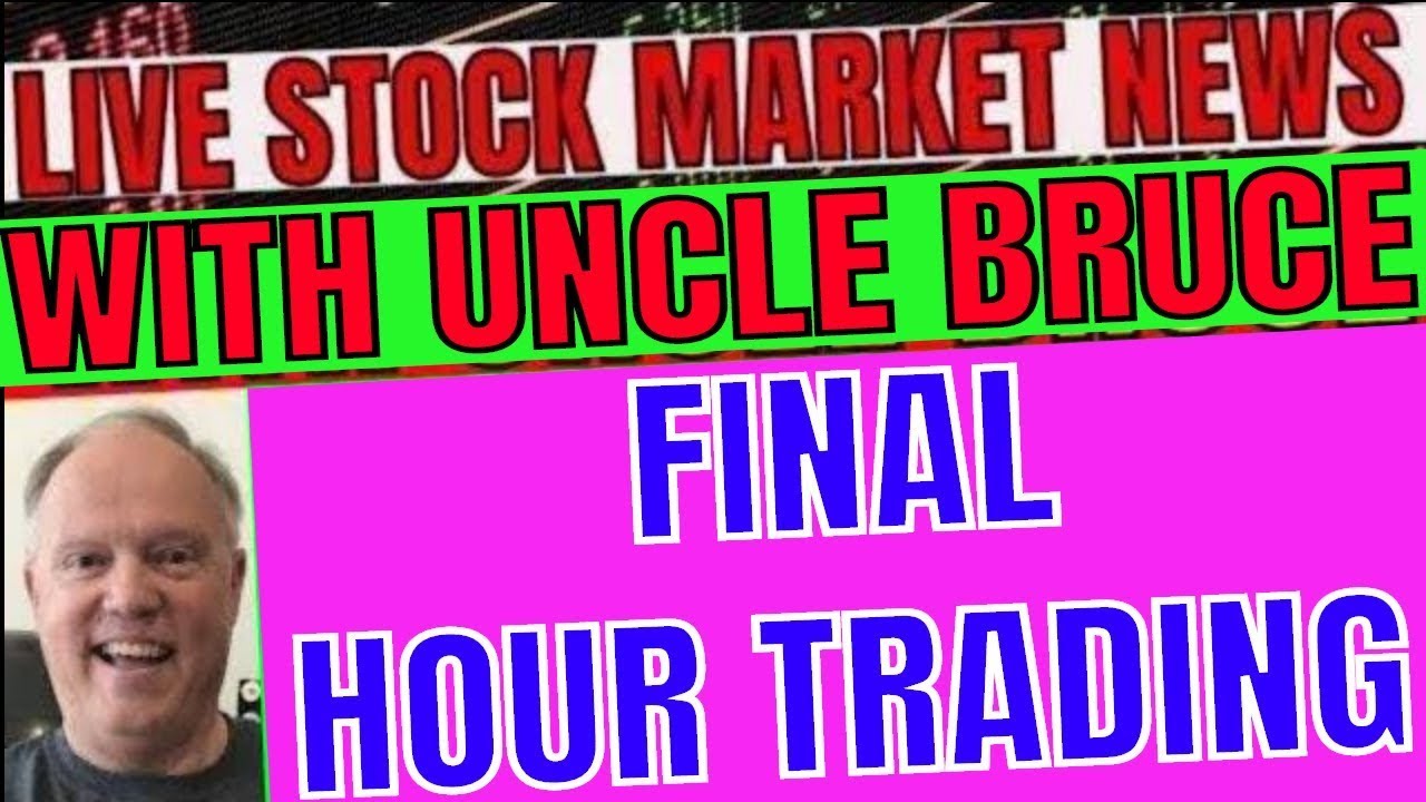 GME SOFI GHVI VGAC Live Final Hour of Trading Stock Market In Plain English with Uncle Bruce