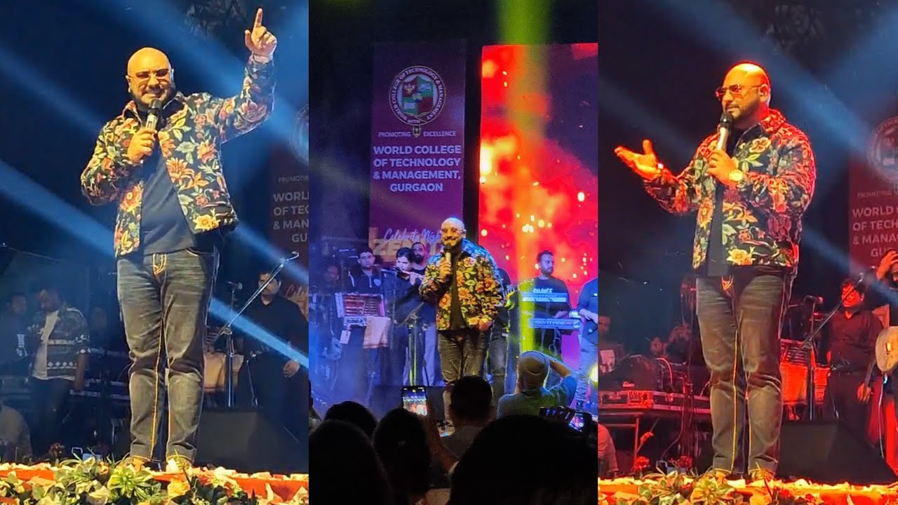 Saari Duniya Jalaa Denge Song Live Performance By B Praak | B Praak Animal Song Live at Gurgaon