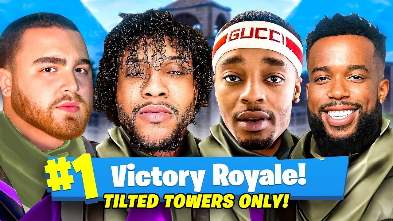 Fortnite But We Can ONLY Land Tilted Towers With My UNCLES