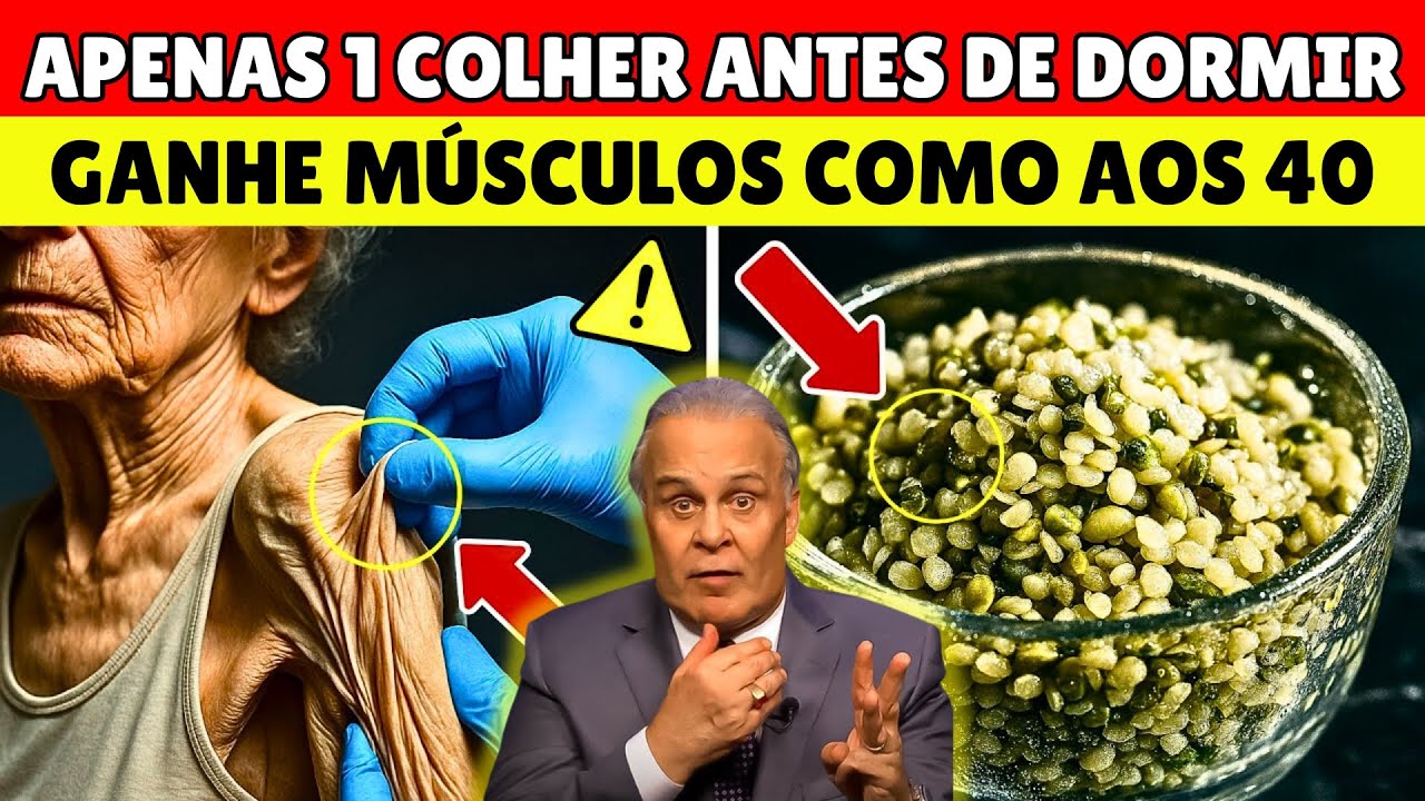 DR. LAIR ALERTA: Construa Músculos Após os 70: ESTA Proteína de Sementes Funciona Melhor que Ovos!