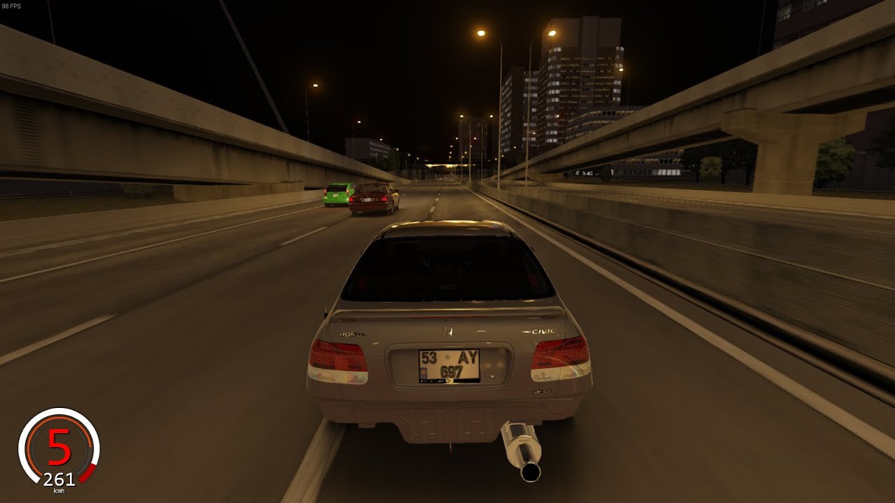 Merve Özbey / Vicdanın Affetsin | Assetto Corsa honda 1.6 İES WAREX SON GAZZ!!!