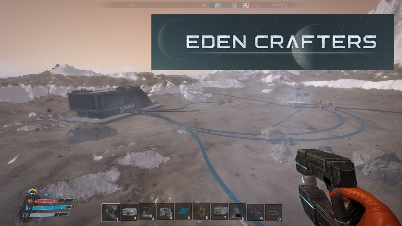 Eden Crafters E9 Echo Prime -  Polar region Exploration.   Gem Mining to T3 Ware House