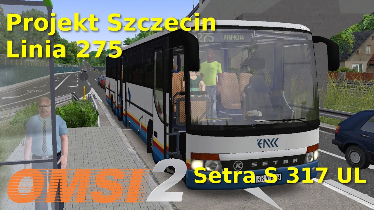 Setra S 317 UL - Fikcyjny Szczecin Linia 275 OMSI 2