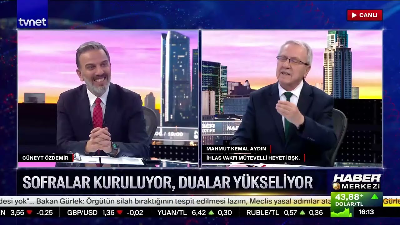 TVNET' te İhlas Vakfı'nın Ramazan Faaliyetlerini Anlattık.