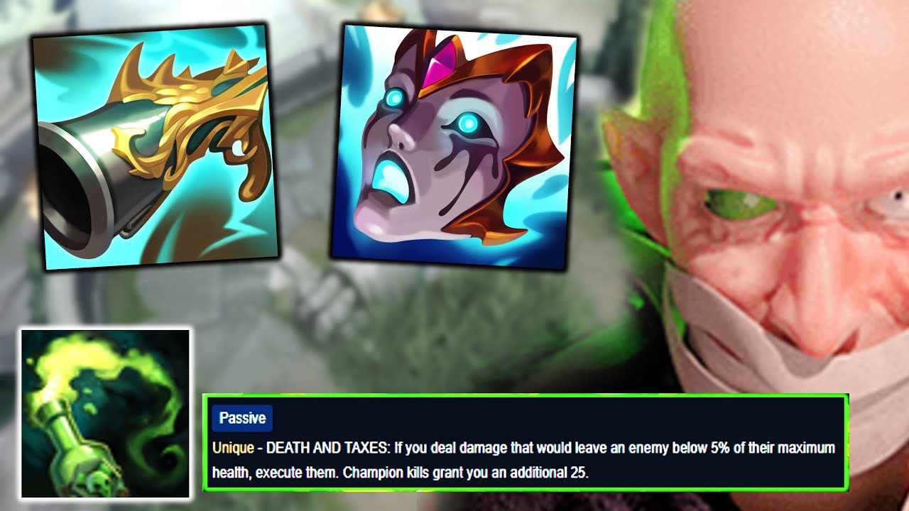 Singed but my Poison Executes you because I built Collector