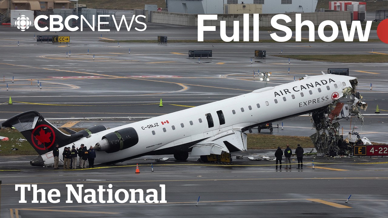 CBC News: The National | Pilots killed in Air Canada runway crash