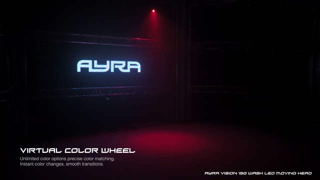 Ayra Vision 150 Wash LED Movinghead Demo
