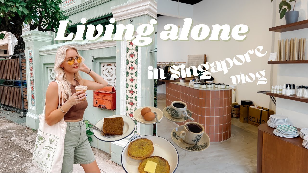 Living alone vlog | Staying in the East Coast, new cafes, workouts + shopping!