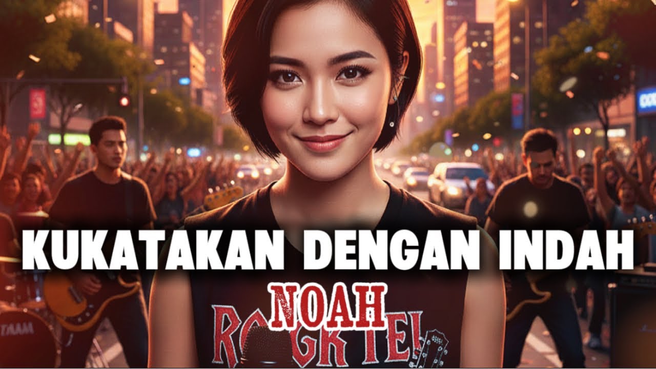 Noah - Kukatakan Dengan Indah (AI Cover Ledies  Voice) | Versi Rock